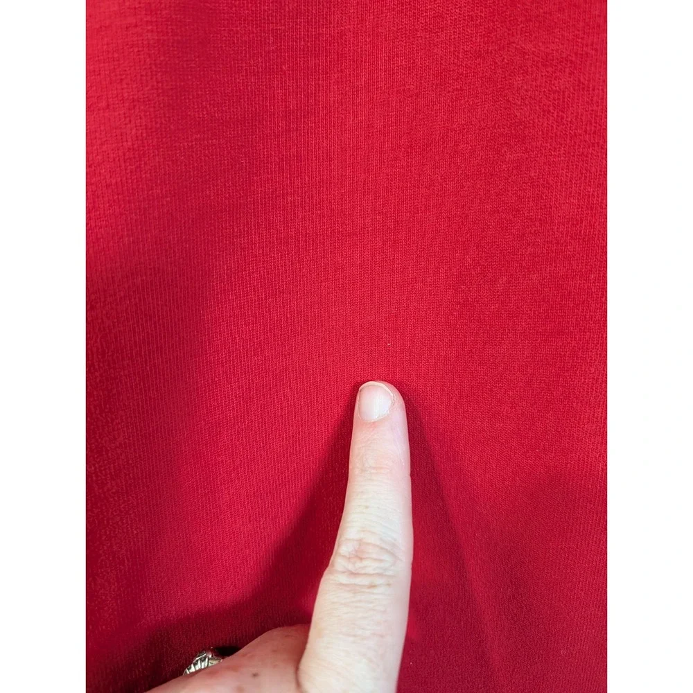 Polo Ralph Lauren Italia Rugby Shirt Red Big Pony Long Sleeve Custom Fit Large